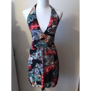 Floral Halter Dress